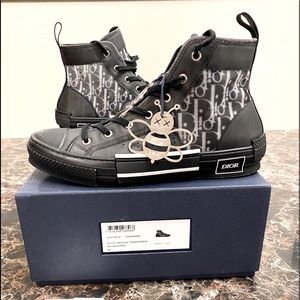 DIOR B23 HIGH-TOP SNEAKERS U.S SIZE 10